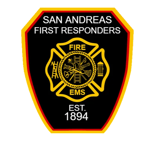 San Andreas First Responders fire and EMS shield patch.
